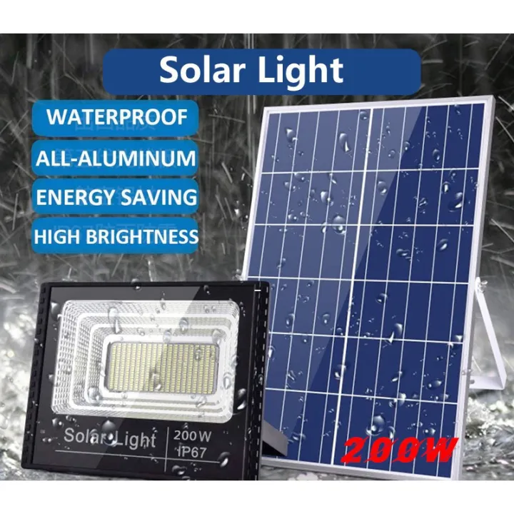 Solar light big leds 300W Watts Lamp led lights Solar Panel IP67