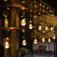 BBQ Shop Hanging Lights Window Bar Atmosphere Lights Star Lights Decoration Shop Holiday Lights String Led Bar Outdoor 【SEP】