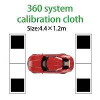 ระบบปรับเทียบ360รถยนต์4.4 × 1.2ม. ผ้าปรับเทียบระบบกล้องล้อมรอบมุมมองผ้าปรับเทียบ