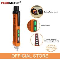 PEAKMETER PM8908Cเครื่องตรวจจับแรงดันไฟฟ้าแบบไม่สัมผัสAC 12V-1000Vเครื่องตรวจจับแรงดันไฟฟ้าแบบปากกา