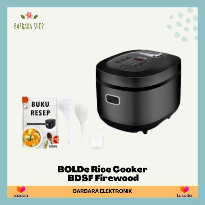 RICE COOKER BOLDE magic com Less Sugar Firewood rendah gula 2 liter