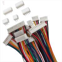 ตะโกน10ชุดสายหัวปลั๊กตัวเมีย26AWG ตัวผู้สายปลายสายไฟคอนเน็คเตอร์อาร์ซี XH 2.54มม. ลวดสายต่อเคเบิ้ลสายต่อสายเทอร์มินัล