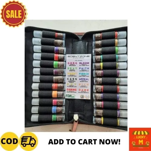 Lucky M Online I Perfume Tester Set with 24 Scents Tester Vials I