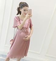 พร้อมส่ง Quilla ชุดคลุมท้อง ชุดคุณแม่ตั้งครรภ์ ชุดเดรสยาว Maternity Dress