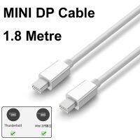 1.8M Mini DP Ke Mindp Displayport 1080P Laki-laki Ke Laki-laki Kabel Dp Adaptor untuk Thunderbolt Macbook Mac Lenovo Dell