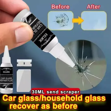 5PCS Automotive Glass Nano Repair Fluid-Car Windshield Repair Resin Cracked  Glass Repair Kit,Glass Corrector Set, Crack Repairing for Car 