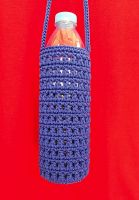 Crochet Water Bottle Holder  ที่ใส่ขวดน้ำโครเชต์