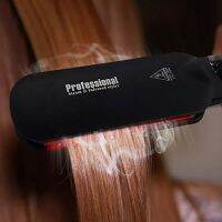 Planchas De Cabello ที่หนีบผมไอน้ำเซรามิคแผ่นความร้อนอินฟราเรดสำหรับผมทุกประเภท