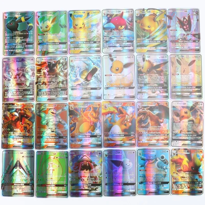 50-360Pcs French Pokemon Cards VStar TAG TEAM GX V MAX VMAX Shining Card  Game Battle Carte Trading Children Francaise Toy Color: 50 TAG TEAM French