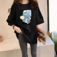 [AMYGO] 2023 Plus Size T Shirt Loose Tshirt Women Tshirt Wanita Baju Perempuan Murah Blouse Tops Tshirt Woman Tops Girls Student Korean Style Ladies Kurung Moden 宽松T恤女裝上衣女生短袖衣服