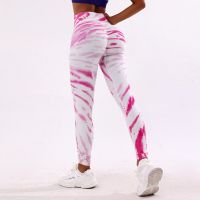 High Waisted Yoga Leggings For Women Gym Pants Tie Dye Seamless Workout Sexy Leggings Push Up Running Trousers