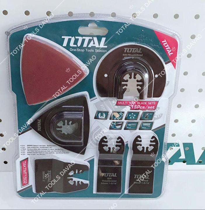 TOTAL multi tool blade sets TAKTMT1502 Lazada PH