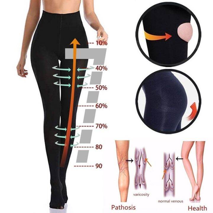 Woman Breathable Compression Pressure Shaping Stockings Leggings