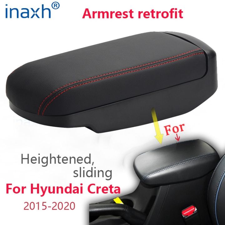 สำหรับ-hyundai-creta-ที่วางแขน-ix25ยาว2015-2020ตกแต่งรถเครื่องประดับเพิ่มความสูงรองรับการปรับแต่งแบบไม่สูญเสีย