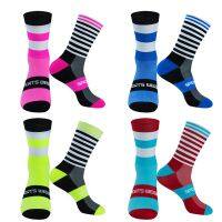 【Sock shop】2022มืออาชีพทีมขี่จักรยานถุงเท้าเข่าสูง MTB จักรยานถุงเท้าที่มีคุณภาพสูงกีฬากลางแจ้งถุงเท้าวิ่งถุงเท้าบาสเกตบอลถุงเท้า