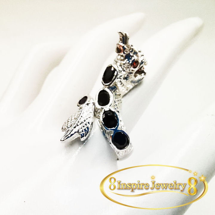 inspire-jewelry-แหวนฝังพลอยตามแบบเท่านั้น-มีให้เลือกคือ-แหวนกังหันล้อมเพชรสามชั้น-แหวนพลอยนิลล้อม-แหวนพญานาคฝังพลอยนิล-แหวนพลอยทับทิม