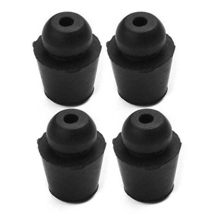 4Pcs Car Door Dampers Buffer Black Rubber Bumper Buffer Pad Rubber Stop
