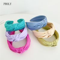 【CC】 PROLY New Fashion Headwear Knot Hairband Color Headband Hair Accessories