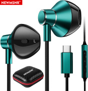 Newmsnr Tai Nghe 9D TYPE-C Tai Nghe Tích Hợp Micro HD Âm Thanh Vòm Bass