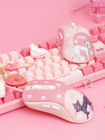 New Sailor Moon wired gaming Mouse 25000dpi Cute animation cat Artemis Luna pink macroprogramming game Mouse for girl