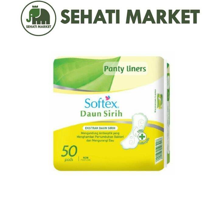 SOFTEX DAUN SIRIH PANTY LINERS 50PADS Lazada Indonesia