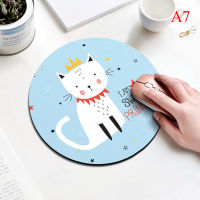 UNI ?Hot Sale?1Pc cute mouse pad round office mice pad rubber computer anti-slip table mat