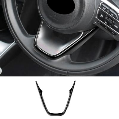 Car V-Style Steering Wheel Panel Cover Trim Decoration Frame Sticker for Toyota Aqua Yaris Sienta 2022+
