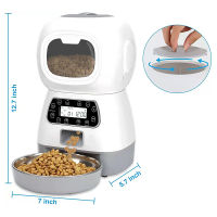 3.5L Automatic Feeder Smart Food Dispenser For Dog Cat Bowl Timer Robot Feeding Water Dispenser Auto Sensor Cat Fountain