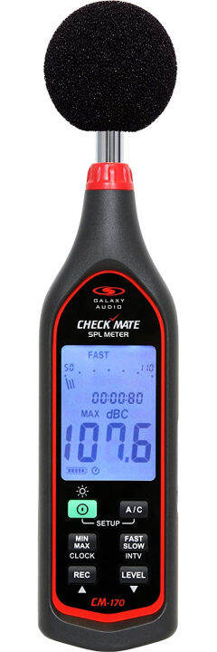 Galaxy Audio CM-170 Check Mate Handheld SPL Sound Pressure Level Meter ...