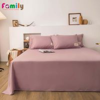 Cotton Bed Sheet Cover Solid King Queen Twin Size Bed Sheets Beds Fabric Single Double Sheet Home Sheets for Bed Flat Bed Sheet