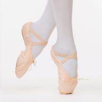 【Love ballet】 Sansha ผู้ใหญ่รองเท้าบัลเล่ต์ยืดผ้าใบสายยางยืดด้วย Drawstring สีดำรองเท้าแตะบัลเล่ต์สาวสุภาพสตรีผู้ชายรองเท้าเต้นรำ M001LC