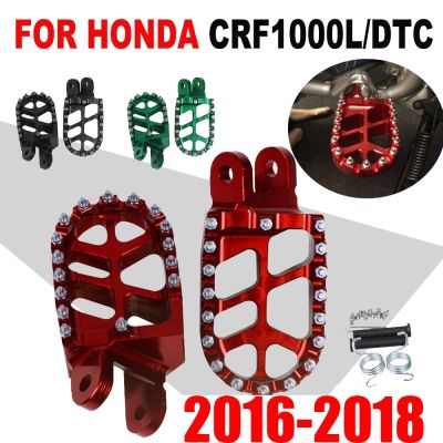 ที่พักเท้ารถจักรยานยนต์ ”601ร้อน XKWKZMZLLGD แป้นเหยียบเท้าที่พักเท้าสำหรับ Honda แฝดแอฟริกัน CRF1000L CRF1000 CRF 1000 L 1000L DCT 2016-2018อุปกรณ์เสริม