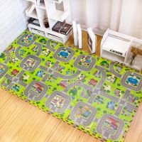 9pcs/Set Kids Carpet Playmat City Life Childrens Educational Toys Road Traffic System Baby Play Mat EVA Kids Foam Puzzle Carpet