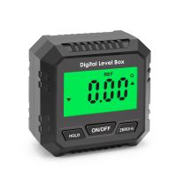 Precision Digital Inclinometer Electron Goniometers 4*90 Degree Magnetic Base Digital Protractor Angle Finder Bevel Box