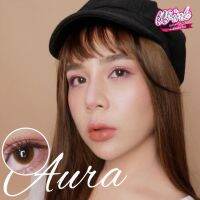 ?ขายดีที่1 มีค่าสายตา? Wink Aura Gray Brown สายตาปกติ และ ค่าสายตาสั้น 0.00-10.00 คอนแทคเลนส์ ตาโต ลายฮิต Tiktok แถมตลับฟรี