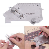 LiebeWH MG-8B Bridge Cam Welding Gauge, Stainless Steel Welded Surfaces Joint Undercut Fillet Leg Throat Gage for the Inspection of Welded Surfaces and Joints