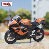 Maisto 1:12 Suzuki โมเดลรถแข่งทำจากโลหะหล่อจาก GSX-R1000ของขวัญเด็กแบบจำลองรถจักรยานยนต์กีฬาบนถนนจำลอง