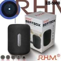 ลำโพงบลูทูธ  (สินค้าพร้อมส่ง) RHM  รุ่น RH-8080 ลำโพงขนาดพกพา Super Bass Bluetooth speaker wirelss speaker 360°BY COMPRO