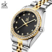 sk watch womens wholesale famous watch business steel belt fashion waterproof quartz watch ladies watch light luxury cross-border 0156
