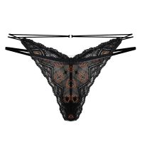 Annebra กางเกงใน ทรงตอง ผ้าลูกไม้ Thong Panty รุ่น AU3-794 สี Dark Grey