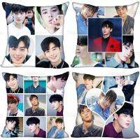 {ความคิดสร้างสรรค์ของตกแต่งบ้าน} ปลอกหมอนเคป็อปจาก Cha EunWoo ขายดีที่สุดสำหรับปกหมอนตกแต่งบ้านมีซิปมองไม่เห็น40X4045X45cm ปลอกหมอน