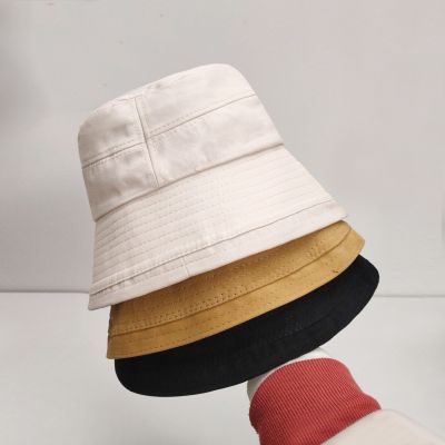 [COD] Korean version of spring and summer creative embroidery letters casual fisherman hat outdoor travel sunscreen windproof sun