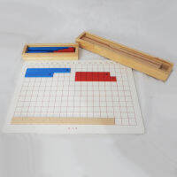 Montessori - กระดานลบเลขด้วยไม้ชิ้นเล็ก (Subtraction  Strip Board)