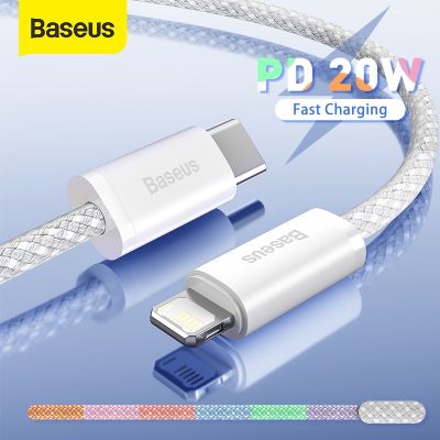 Baseus 20 W Pd สายเคเบิล Usb C สําหรับ Iphone13 ProMax สายชาร์จ Usb C สําหรับ Iphone 12 mini ProMax Data Usb Type C Cable