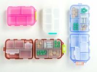 【CW】﹍☃◐  Medicine Drug Layer Pill Storage Holder Weekly Tablet Dispenser Sort Folding Vitamin New