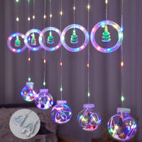 Garland Fairy Lights Led Ball String Curtain Light Outdoor for Party Room New Years Wedding Christmas Home Festoon Decorations