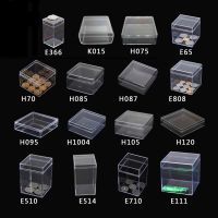 Small transparent plastic box coin capsules case Clear PS Storage Box Tools Display Box Beads/Jewelry Gift Box