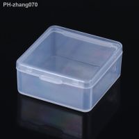 New Small Transparent Plastic Storage Box Beads Small Items Crafts Hardware Storage Container Jewelry Organizer Case Pill Chip B