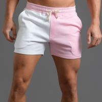 Pink man summer shorts