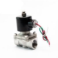 1/2" 3/4" 1" 2" Normally Closed Electric Solenoid Valve Water 24v 230v 24V 12V 304 Stainless Steel  Solenoid Valve